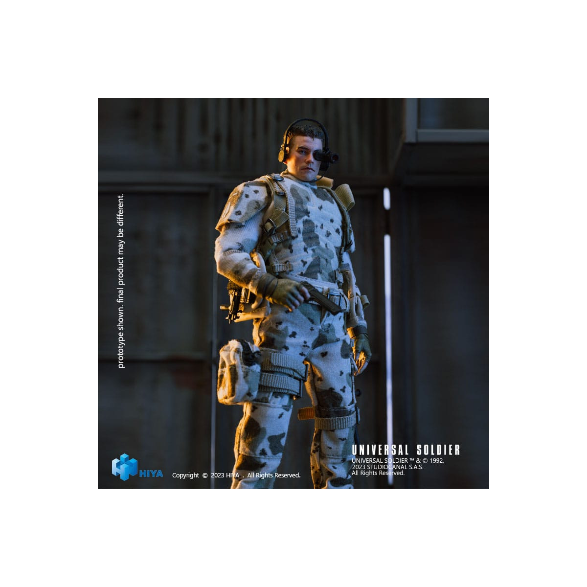 HIYA TOYS - Exquisite Super Series 1/12 - Soldado Universal (1992) Andrew Scott figura de acción