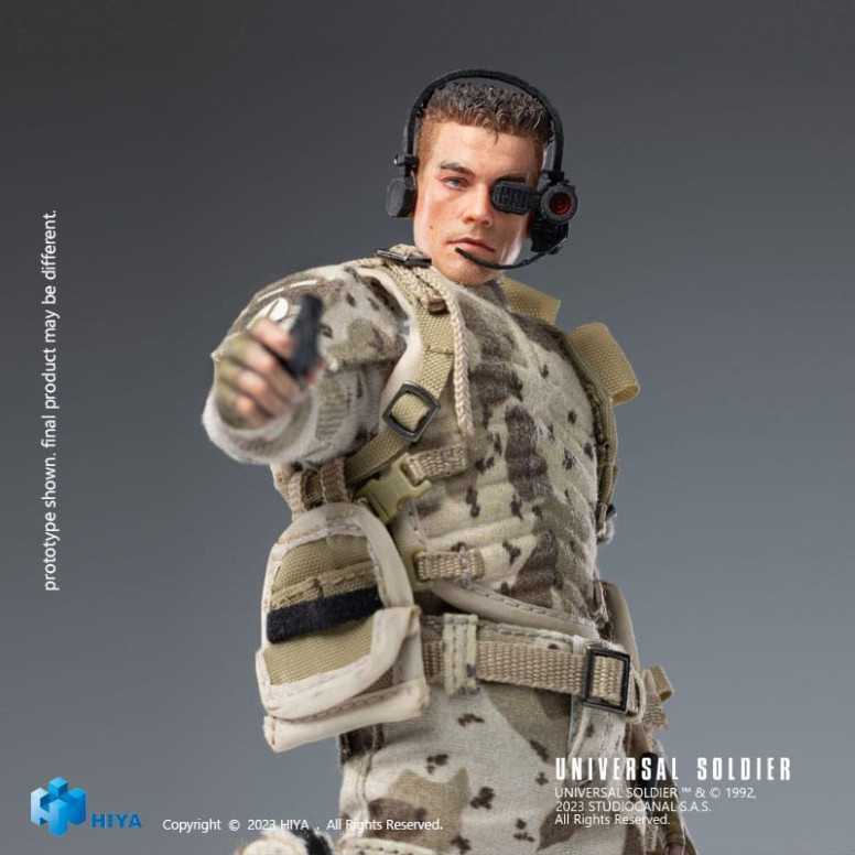 HIYA TOYS - Exquisite Super Series 1/12 - Soldado Universal (1992) Andrew Scott figura de acción