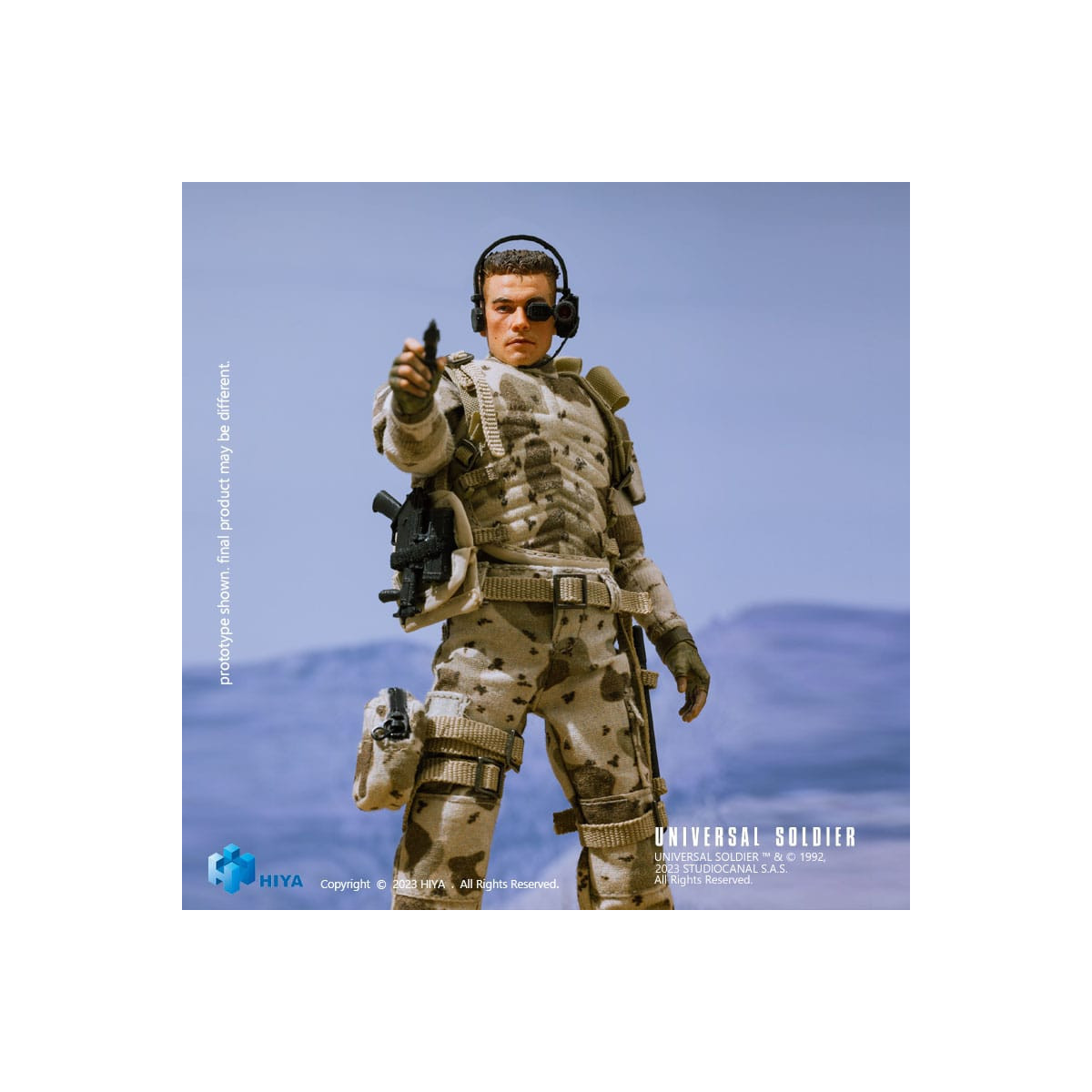 HIYA TOYS - Exquisite Super Series 1/12 - Soldado Universal (1992) Andrew Scott figura de acción