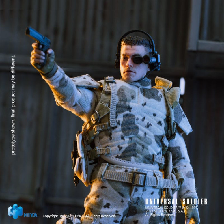 HIYA TOYS - Exquisite Super Series 1/12 - Soldado Universal (1992) Andrew Scott figura de acción