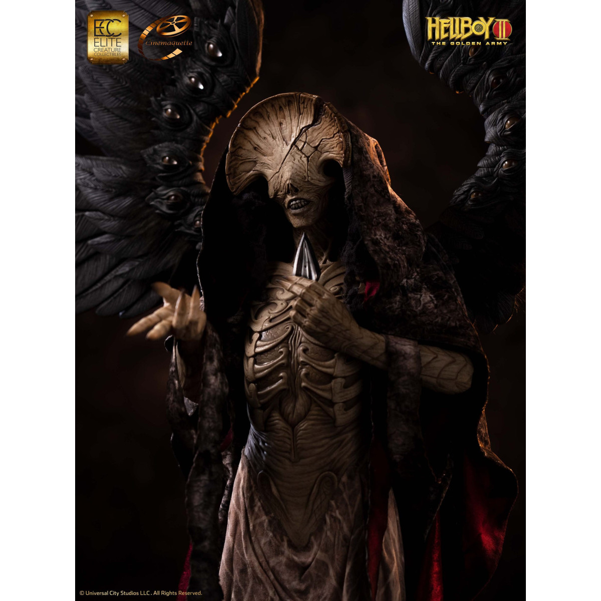 ECC Hellboy II: Las malditas Legiones de Oro estatuilla Modelo 1/3 Ángel de la Muerte 136 cm