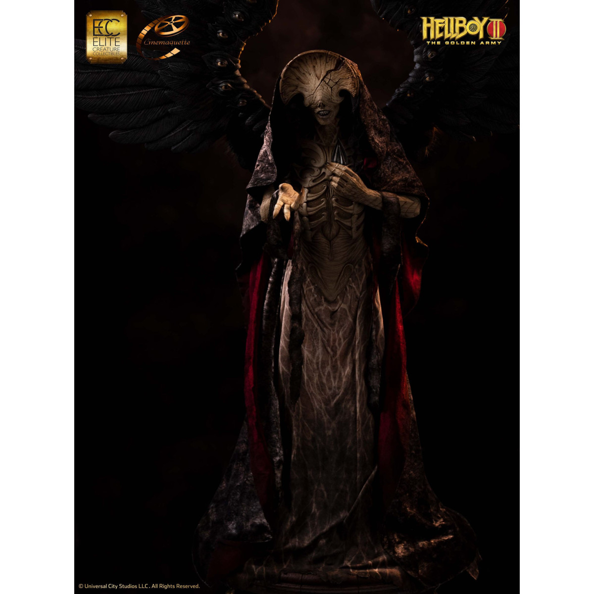 ECC Hellboy II: Las malditas Legiones de Oro estatuilla Modelo 1/3 Ángel de la Muerte 136 cm