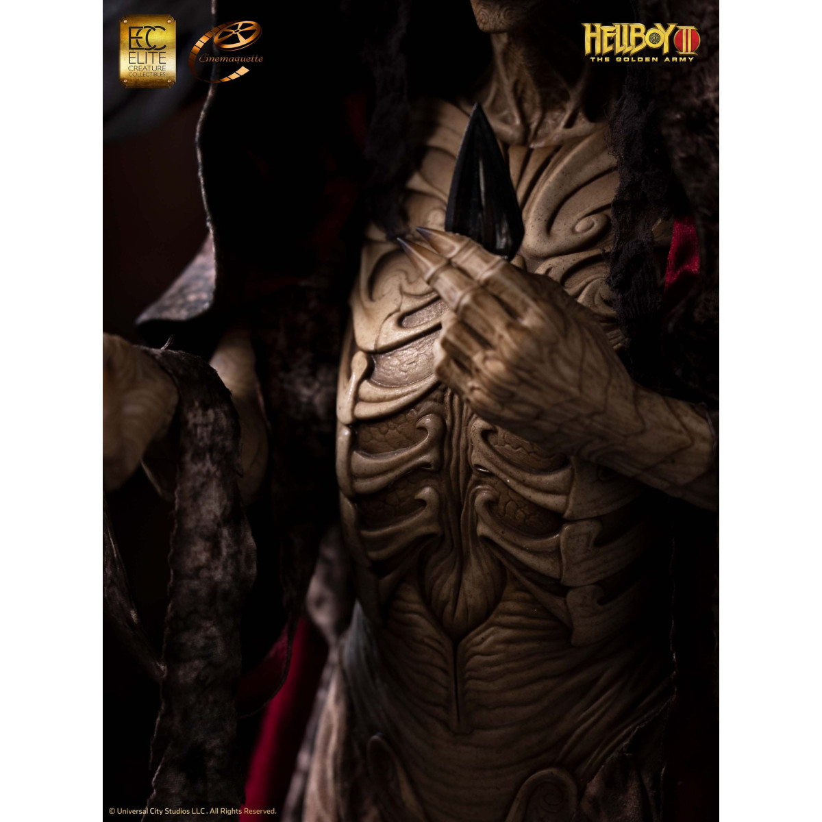 ECC Hellboy II: Las malditas Legiones de Oro estatuilla Modelo 1/3 Ángel de la Muerte 136 cm