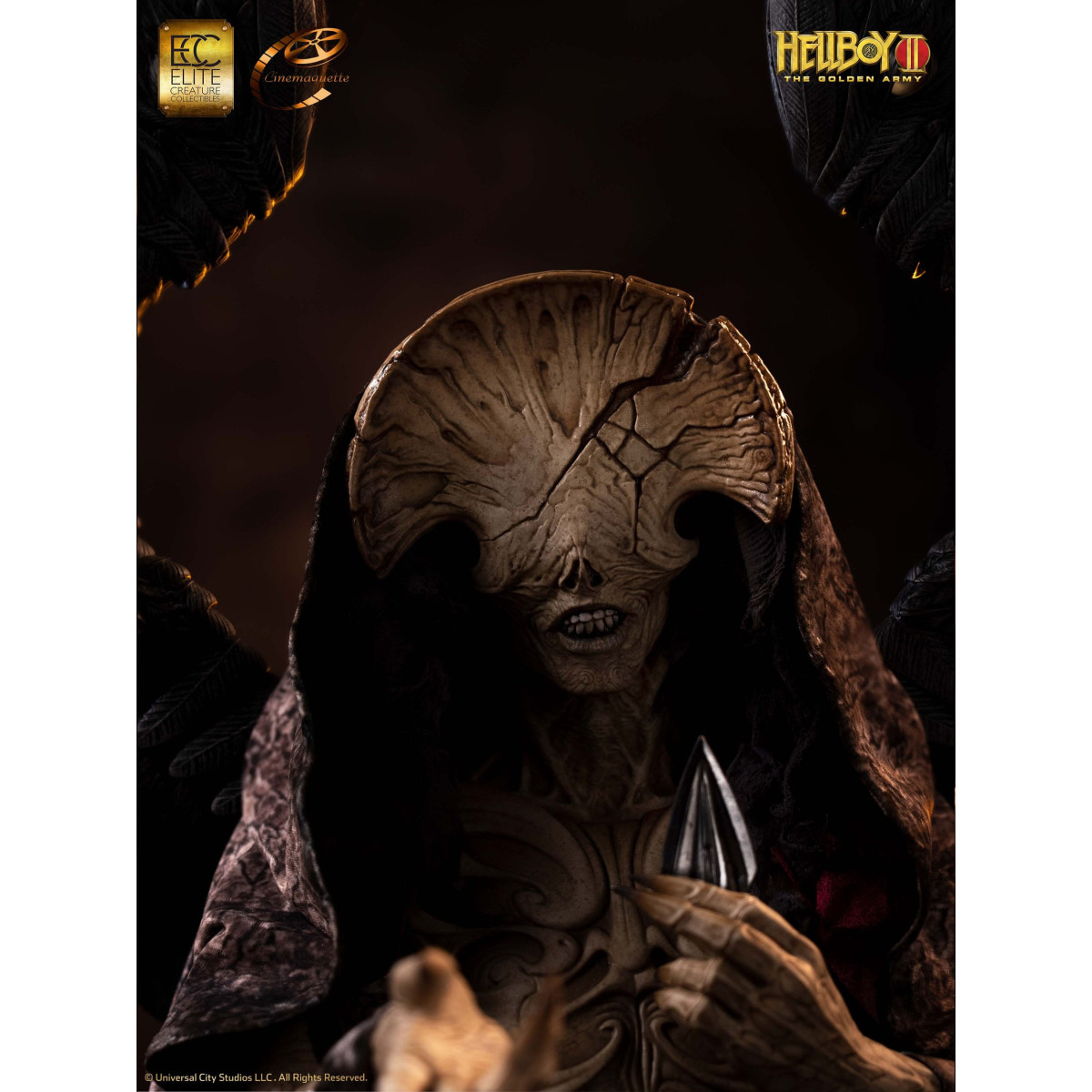 ECC Hellboy II: Las malditas Legiones de Oro estatuilla Modelo 1/3 Ángel de la Muerte 136 cm