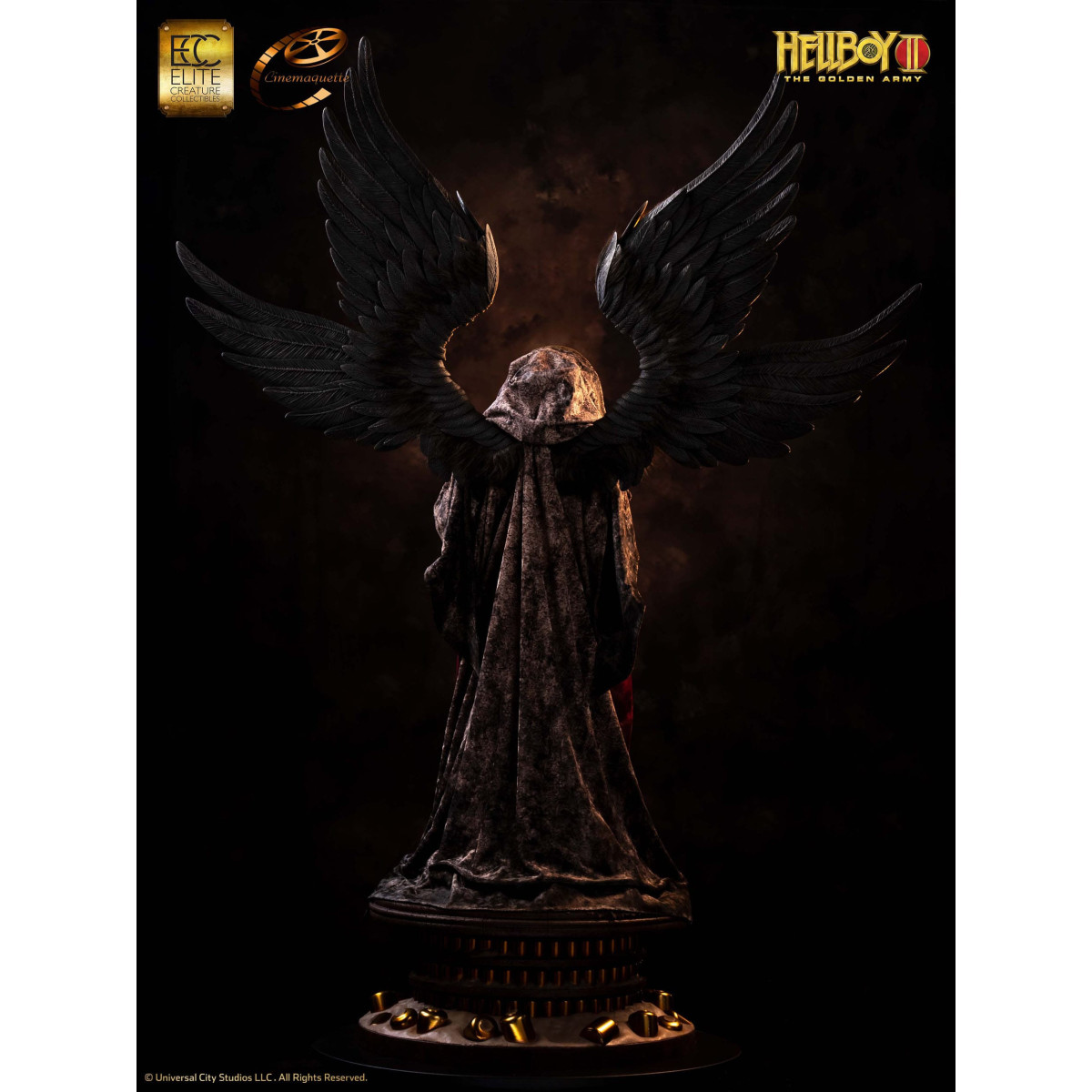 ECC Hellboy II: Las malditas Legiones de Oro estatuilla Modelo 1/3 Ángel de la Muerte 136 cm