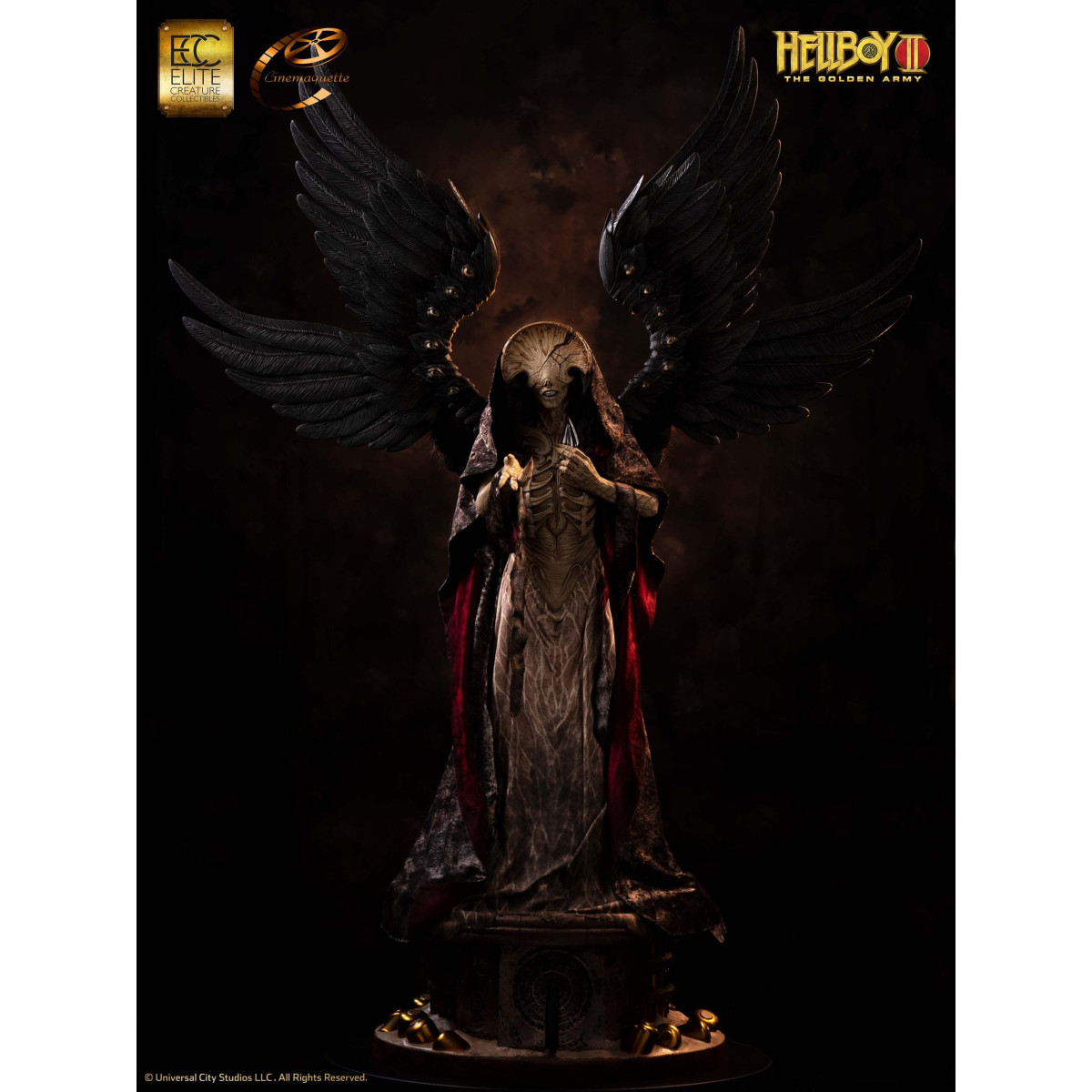 ECC Hellboy II: Las malditas Legiones de Oro estatuilla Modelo 1/3 Ángel de la Muerte 136 cm