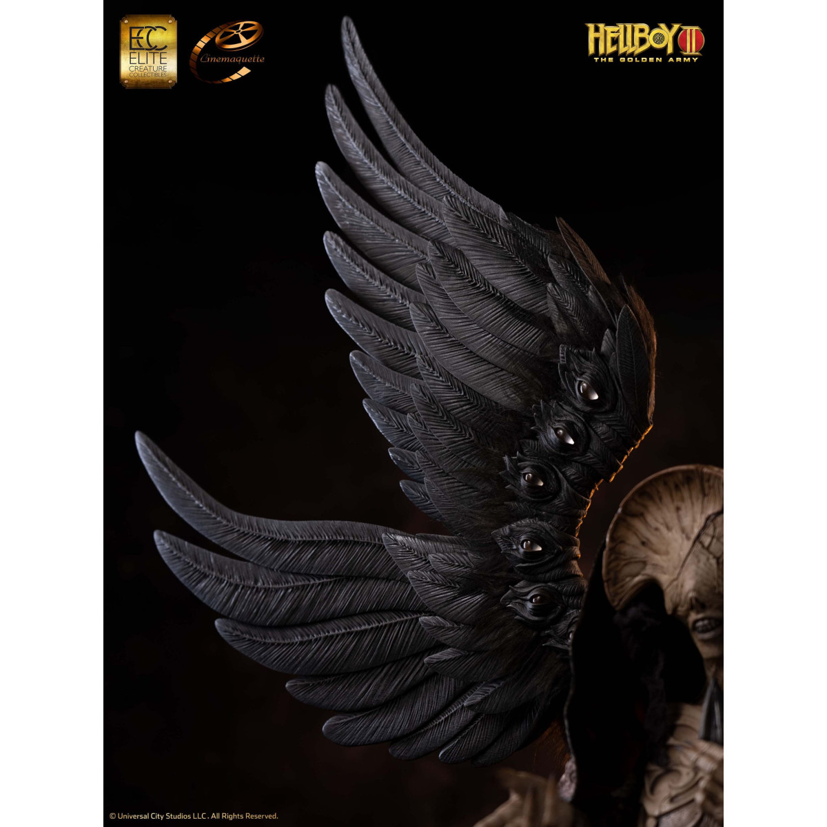 ECC Hellboy II: Las malditas Legiones de Oro estatuilla Modelo 1/3 Ángel de la Muerte 136 cm