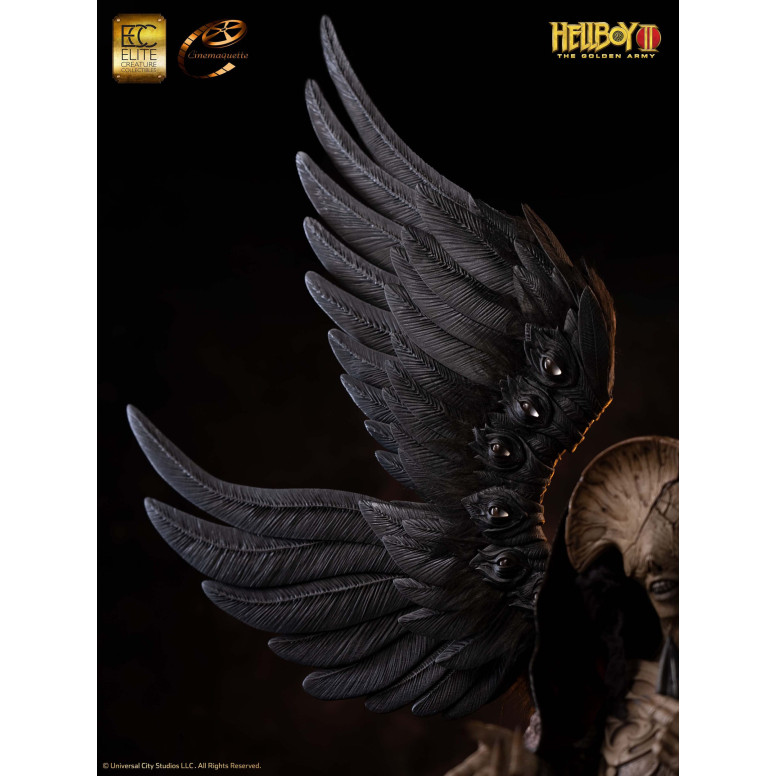 ECC Hellboy II: Las malditas Legiones de Oro estatuilla Modelo 1/3 Ángel de la Muerte 136 cm