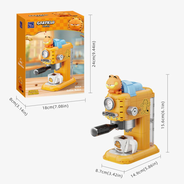 Pantasy - Garfield Fantastic Machines Series - Garfield Máquina de café (set to build)