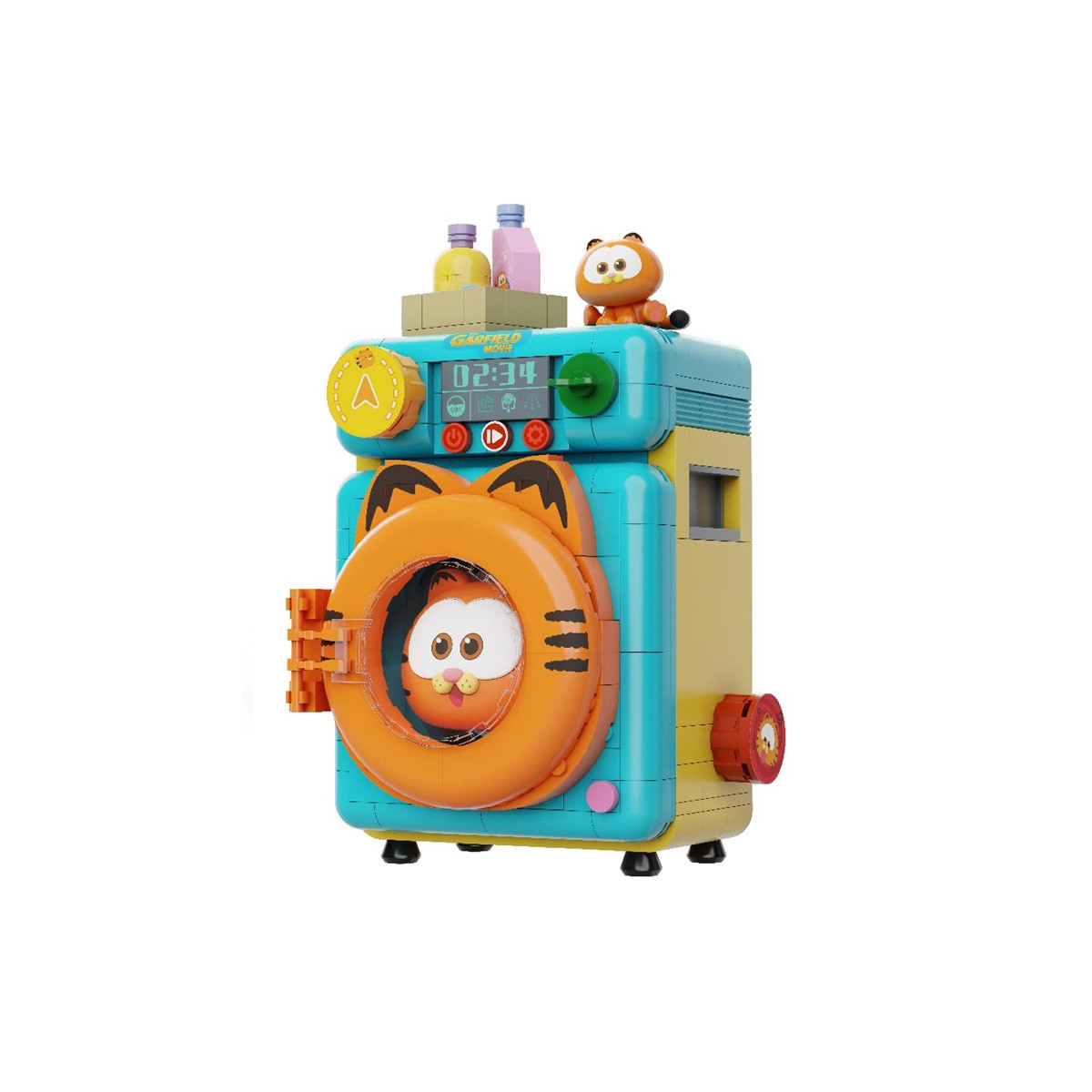 Pantasy - Garfield Serie Máquinas Fantásticas - Garfield Lavadora (set to build)