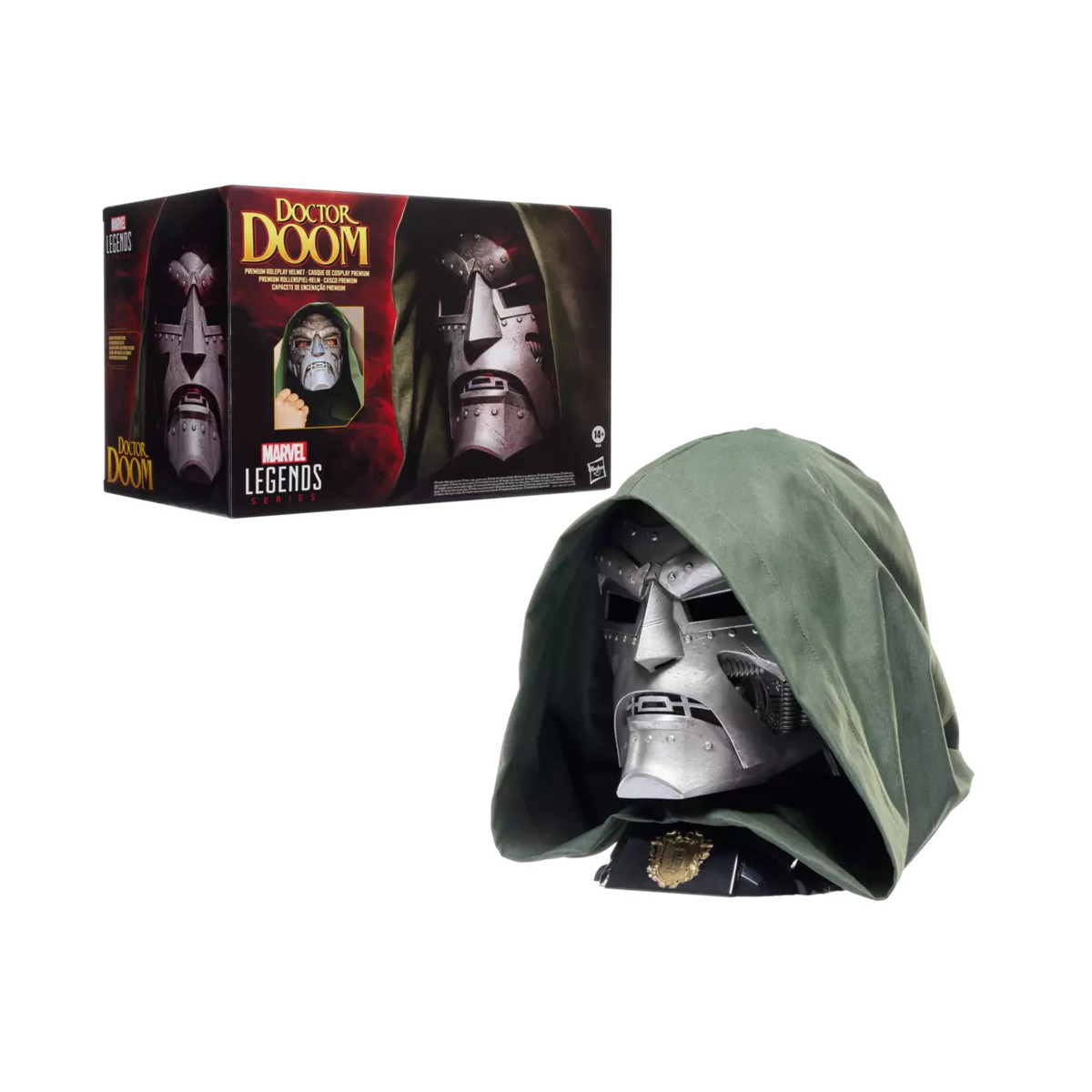 Hasbro - Réplica Casco Dr Doom 1/1 - Marvel Legends Casco