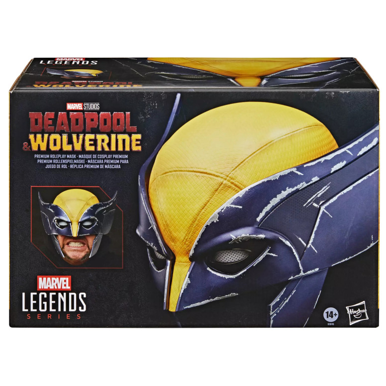 Hasbro - Réplica Casco Lobezno 1/1 - Marvel Legends Casco Deadpool Vs Lobezno