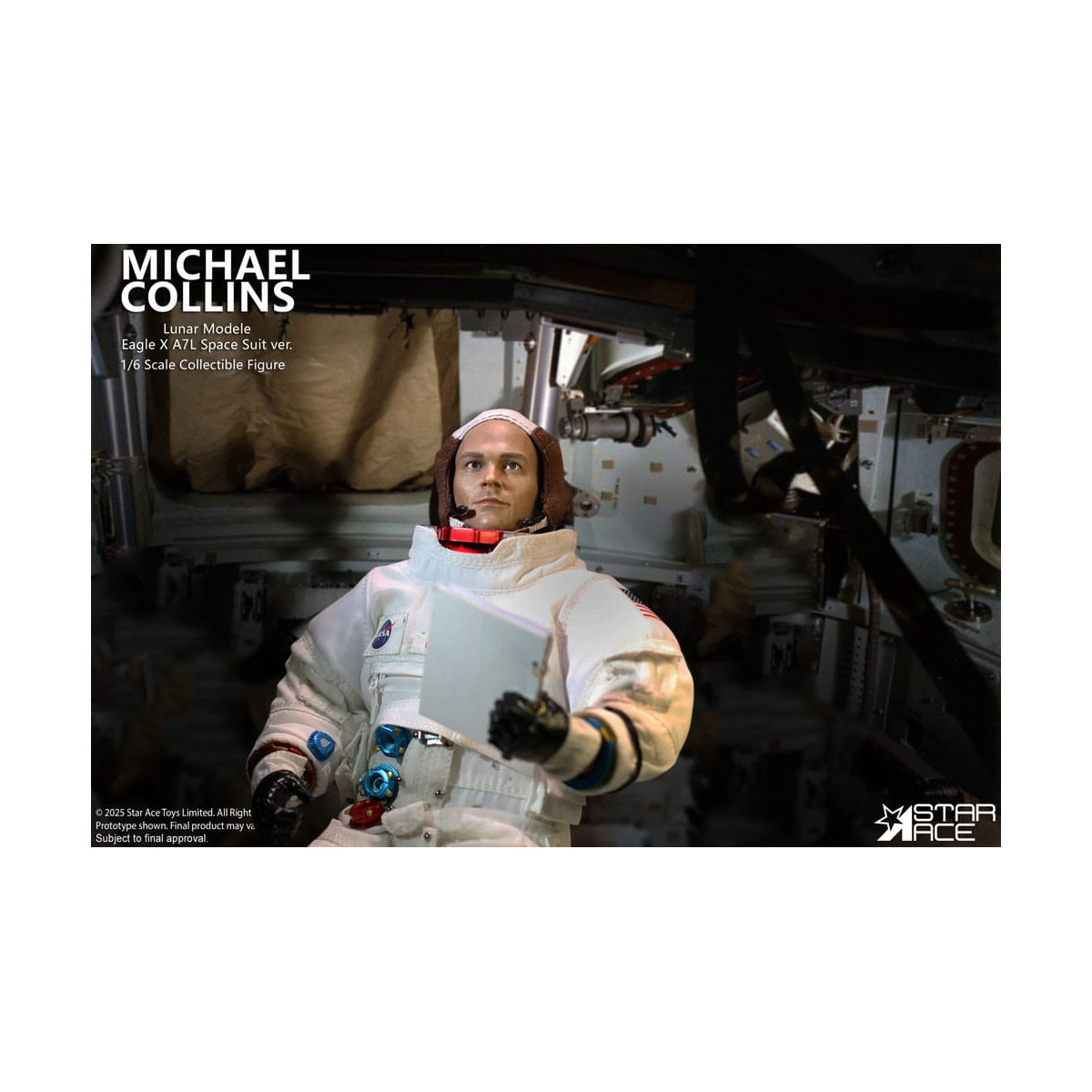 Star Ace - Apolo 11 - Michael Collins 1/6