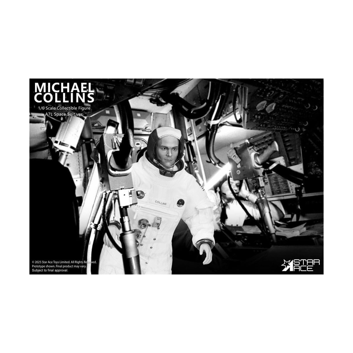 Star Ace - Apolo 11 - Michael Collins 1/6