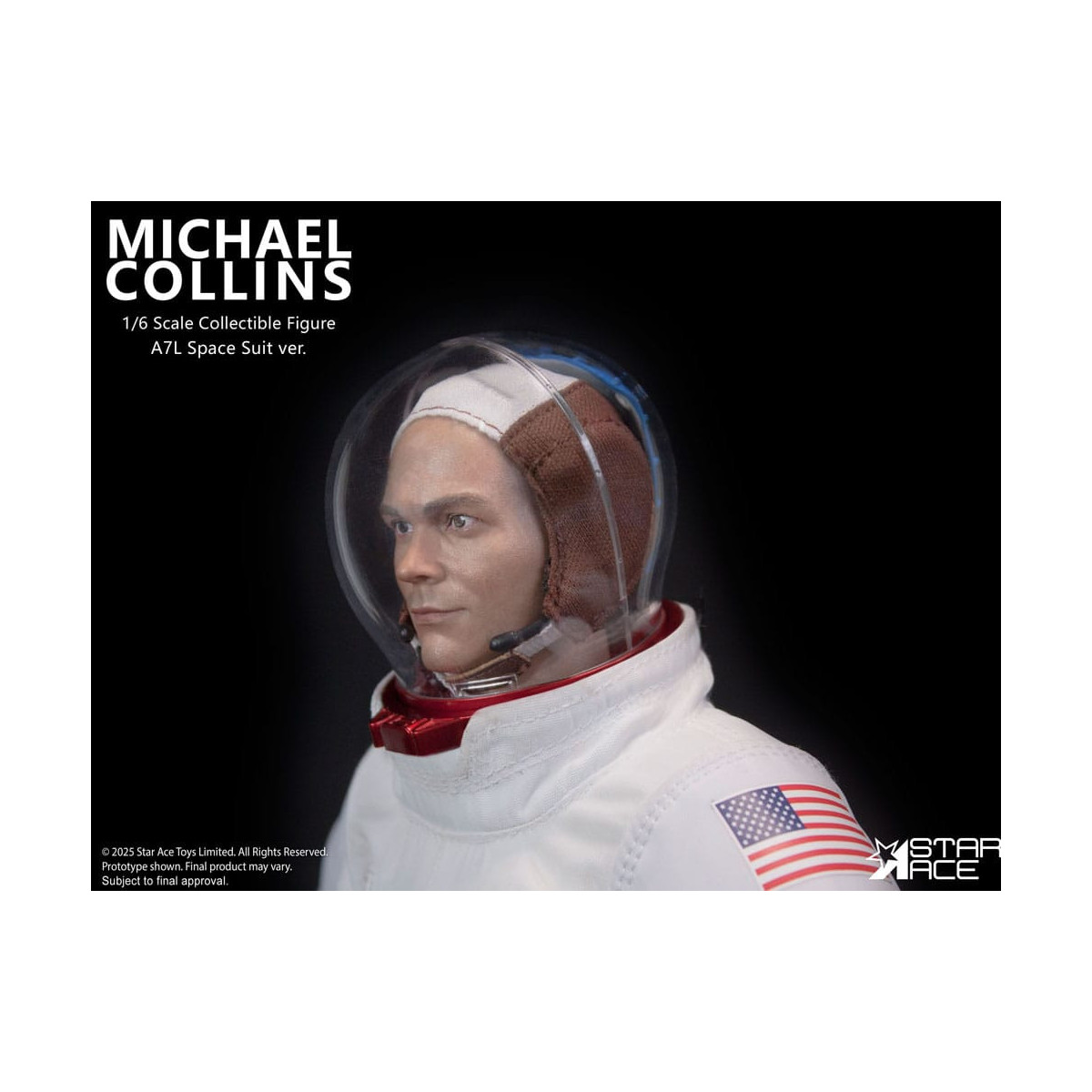 Star Ace - Apolo 11 - Michael Collins 1/6