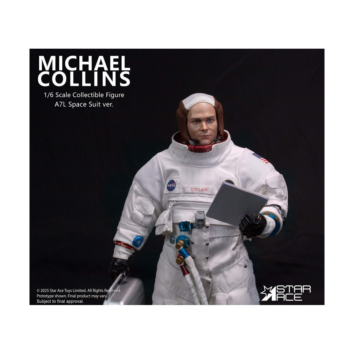 Star Ace - Apolo 11 - Michael Collins 1/6