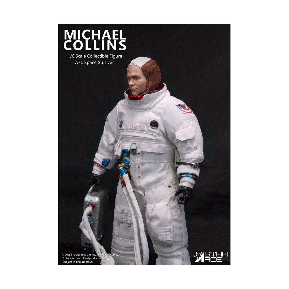 Star Ace - Apolo 11 - Michael Collins 1/6