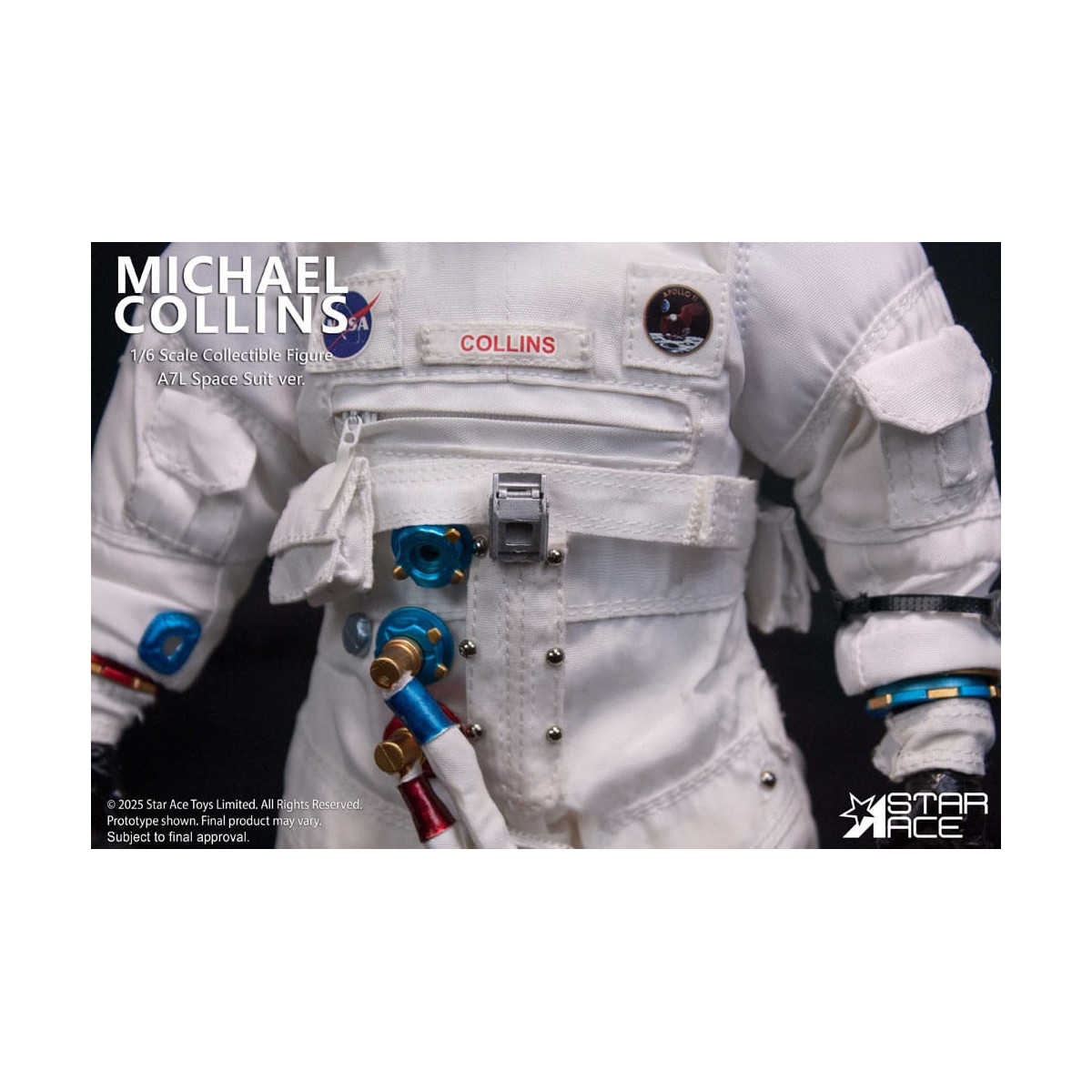 Star Ace - Apolo 11 - Michael Collins 1/6