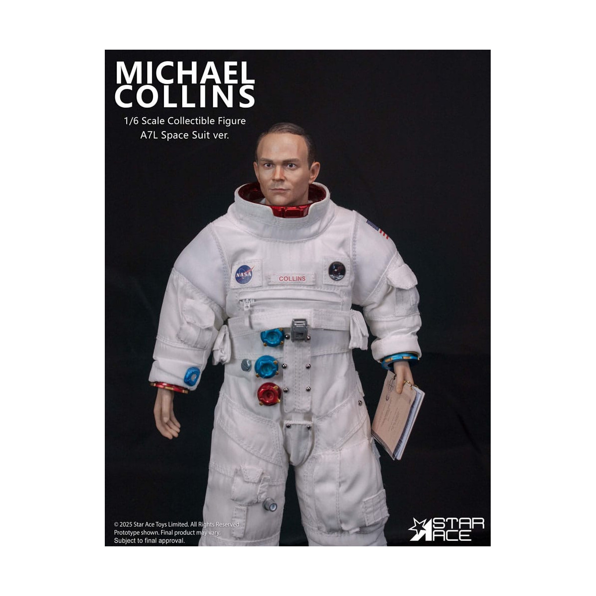 Star Ace - Apolo 11 - Michael Collins 1/6