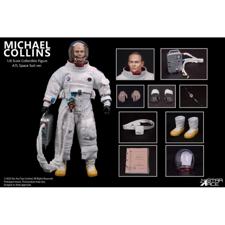 Star Ace - Apolo 11 - Michael Collins 1/6