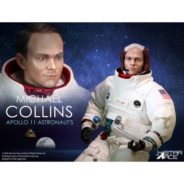 Star Ace - Apolo 11 - Michael Collins 1/6