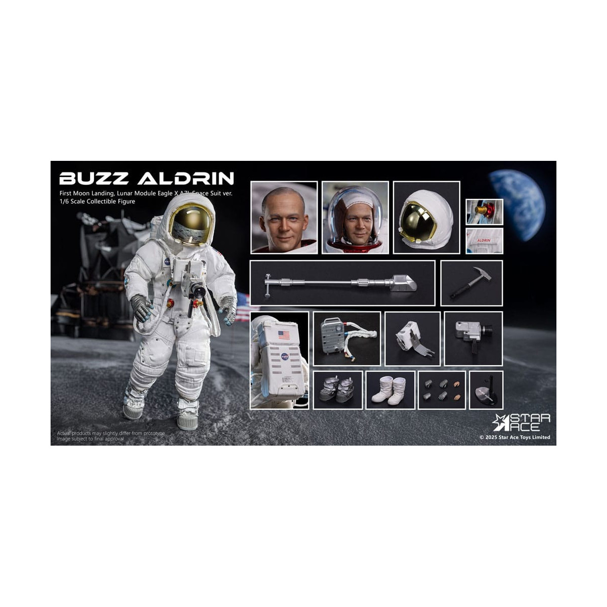 Star Ace - Apolo 11 - Buzz Aldrin 1/6