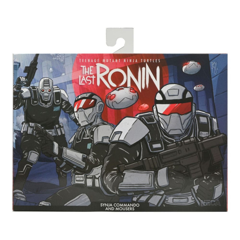 NECA - IDW Comics - Comando Synja con Mousers - El Último Ronin - TMNT