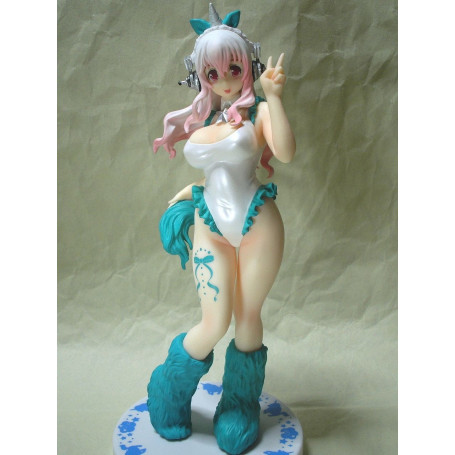 Furyu Super Sonico Figurine Licorne Blue pearl