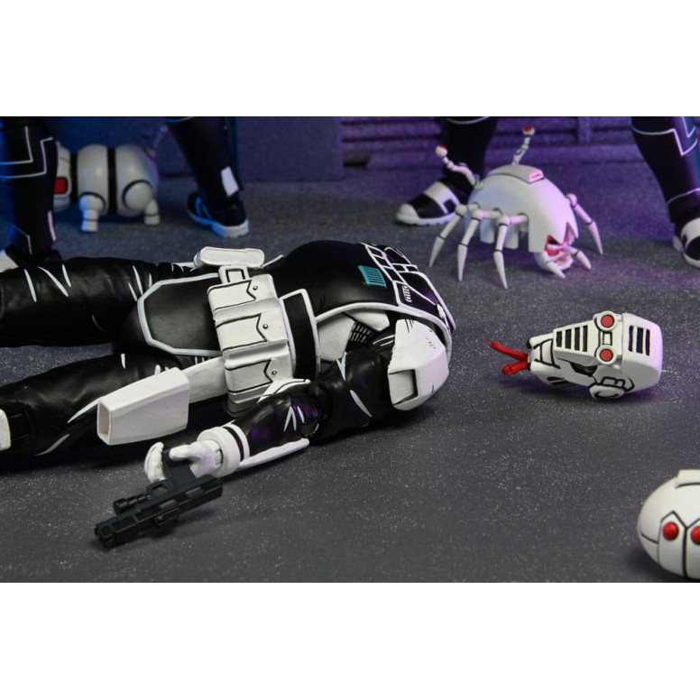 NECA - IDW Comics - Comando Synja con Mousers - El Último Ronin - TMNT