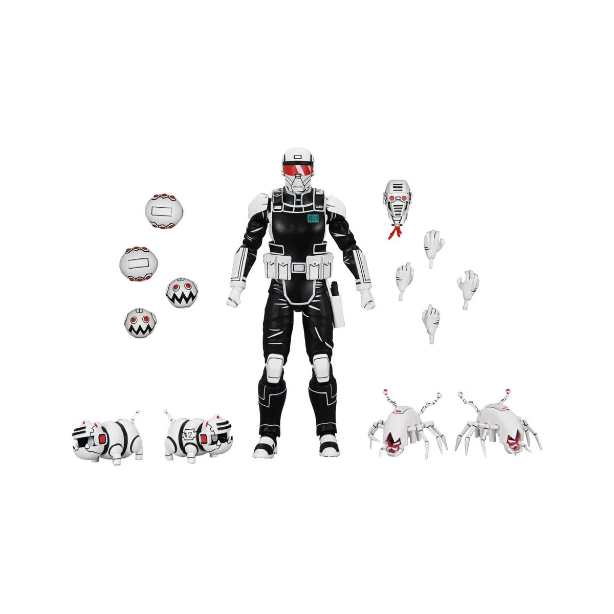 NECA - IDW Comics - Comando Synja con Mousers - El Último Ronin - TMNT