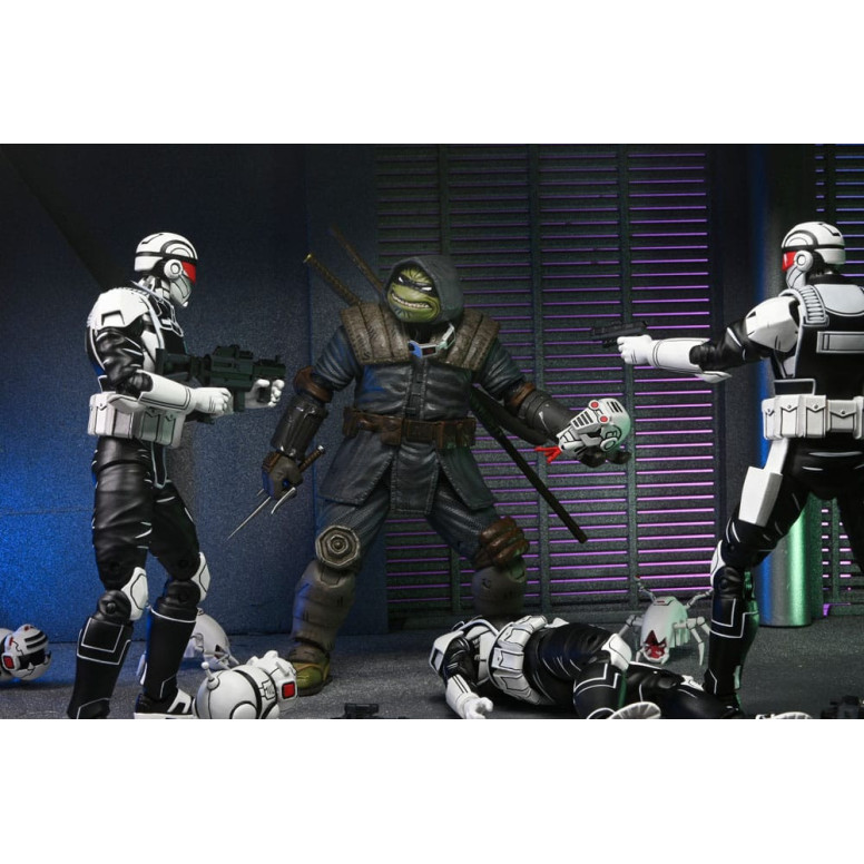 NECA - IDW Comics - Comando Synja con Mousers - El Último Ronin - TMNT