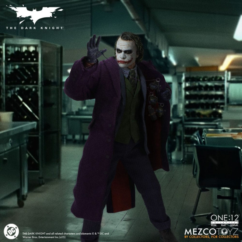 Mezco One 12 - Batman El Caballero Oscuro - El Joker - DC Comics