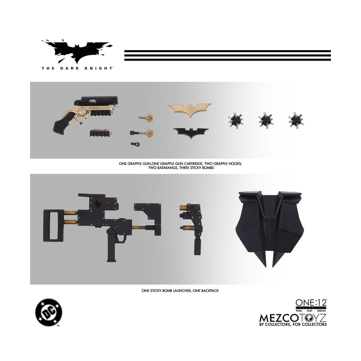 Mezco One 12 - El Caballero Oscuro - BATMAN - DC Comics