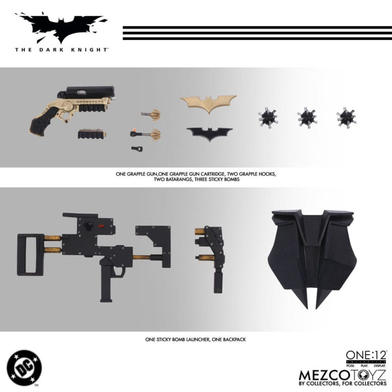 Mezco One 12 - El Caballero Oscuro - BATMAN - DC Comics