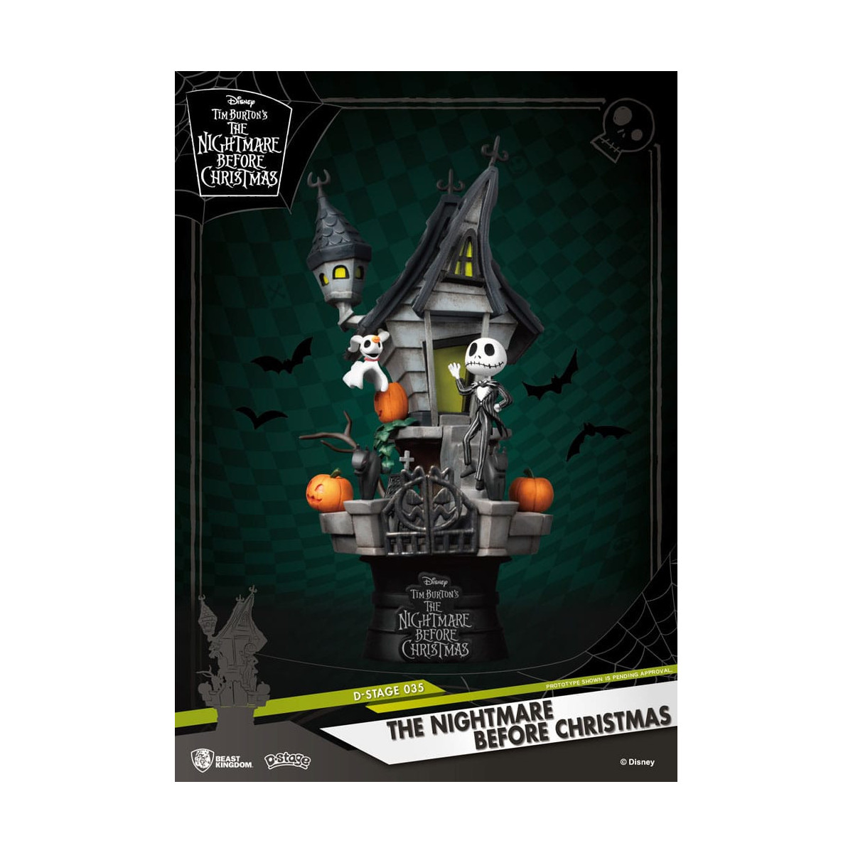 Beast Kingdom Disney - La casa encantada de Jack D-Stage - La curiosa Navidad del Sr. Jack