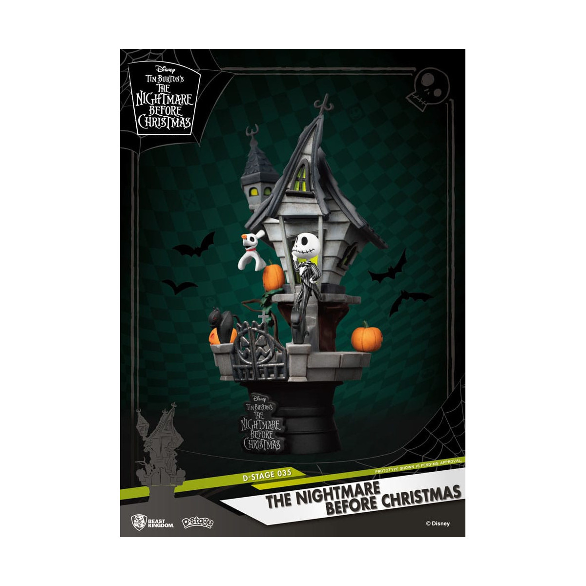 Beast Kingdom Disney - La casa encantada de Jack D-Stage - La curiosa Navidad del Sr. Jack