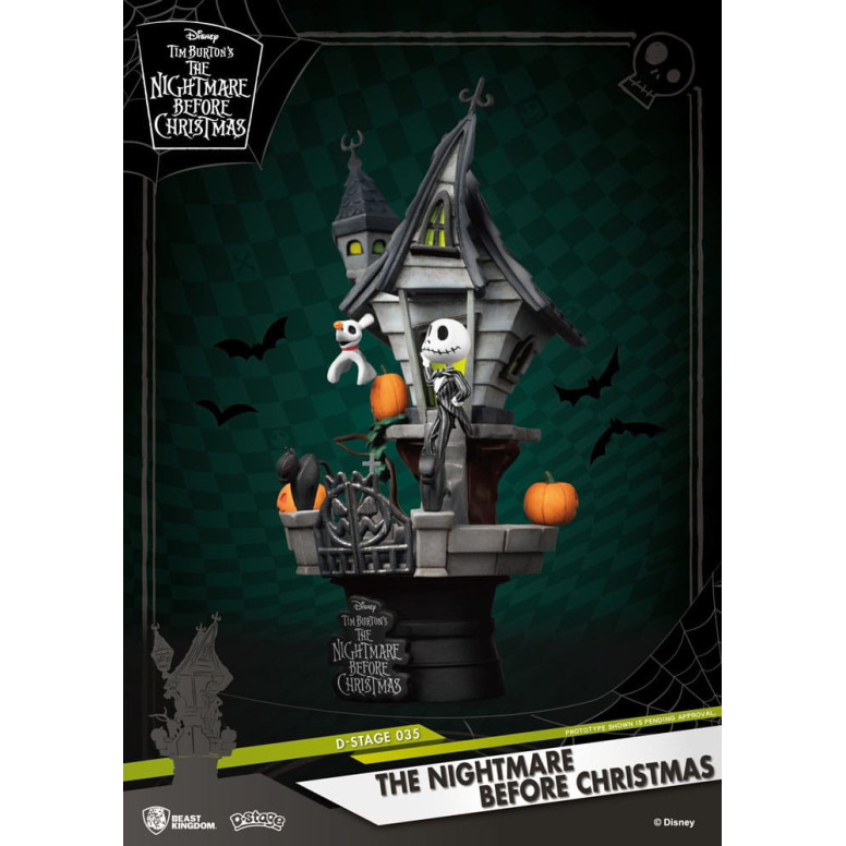 Beast Kingdom Disney - La casa encantada de Jack D-Stage - La curiosa Navidad del Sr. Jack