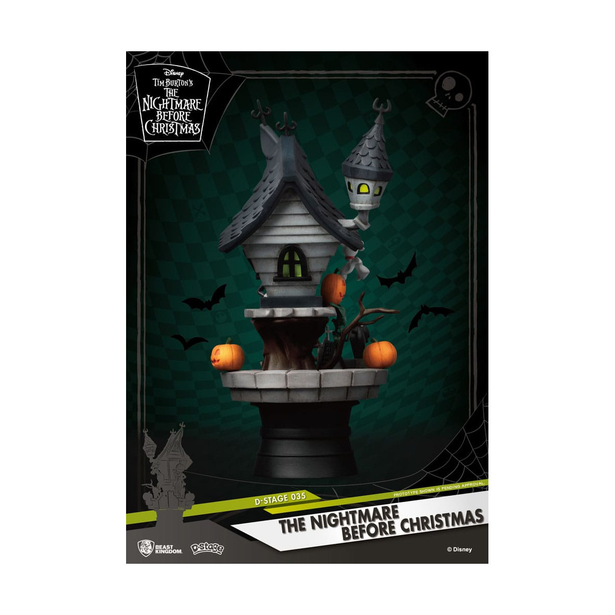 Beast Kingdom Disney - La casa encantada de Jack D-Stage - La curiosa Navidad del Sr. Jack