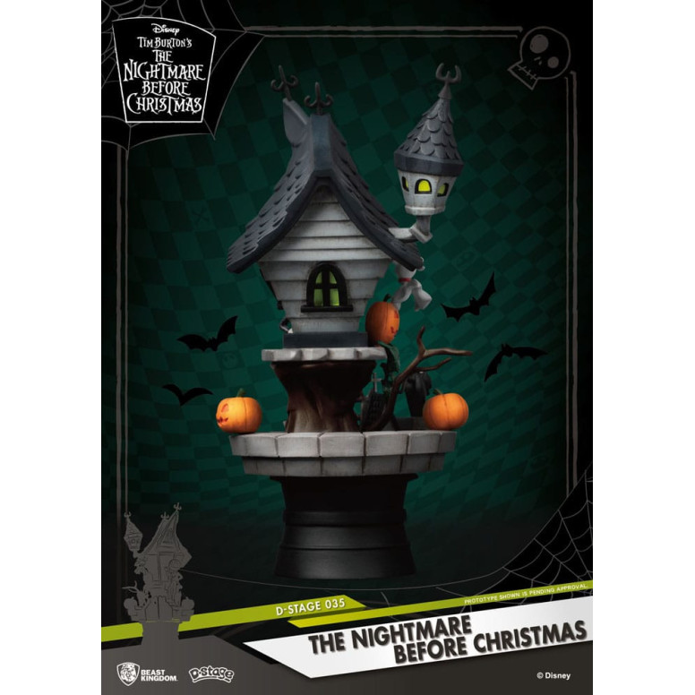 Beast Kingdom Disney - La casa encantada de Jack D-Stage - La curiosa Navidad del Sr. Jack