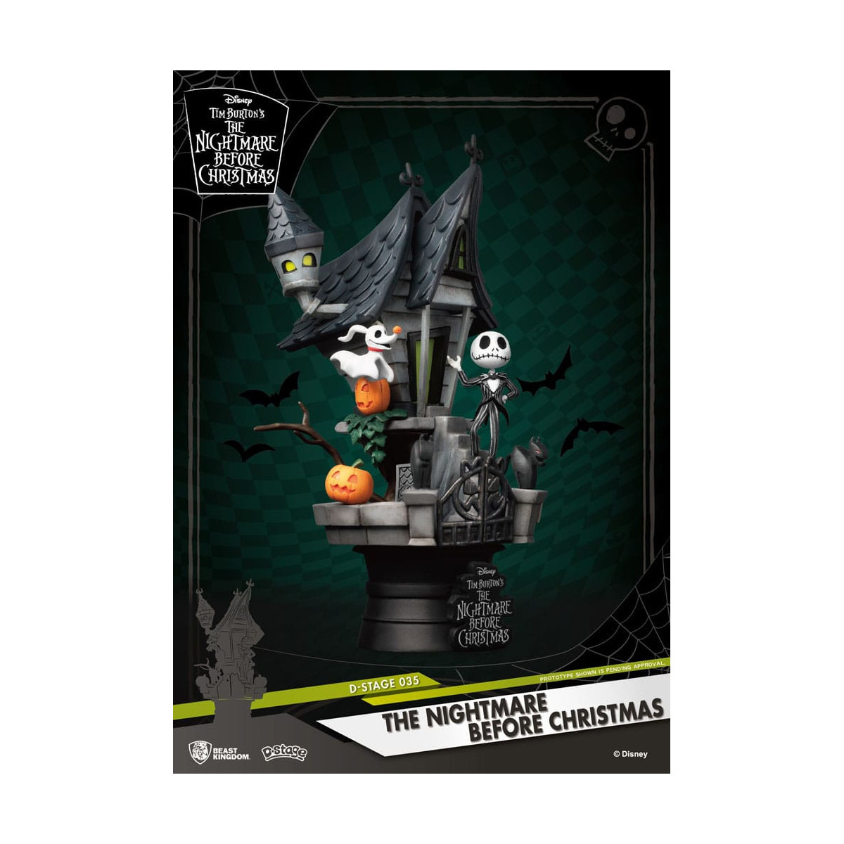 Beast Kingdom Disney - La casa encantada de Jack D-Stage - La curiosa Navidad del Sr. Jack