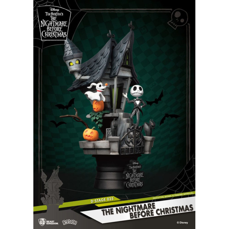 Beast Kingdom Disney - La casa encantada de Jack D-Stage - La curiosa Navidad del Sr. Jack