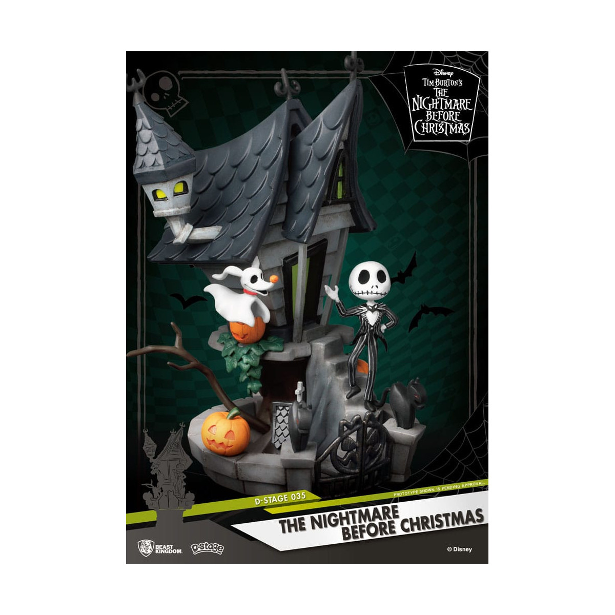 Beast Kingdom Disney - La casa encantada de Jack D-Stage - La curiosa Navidad del Sr. Jack