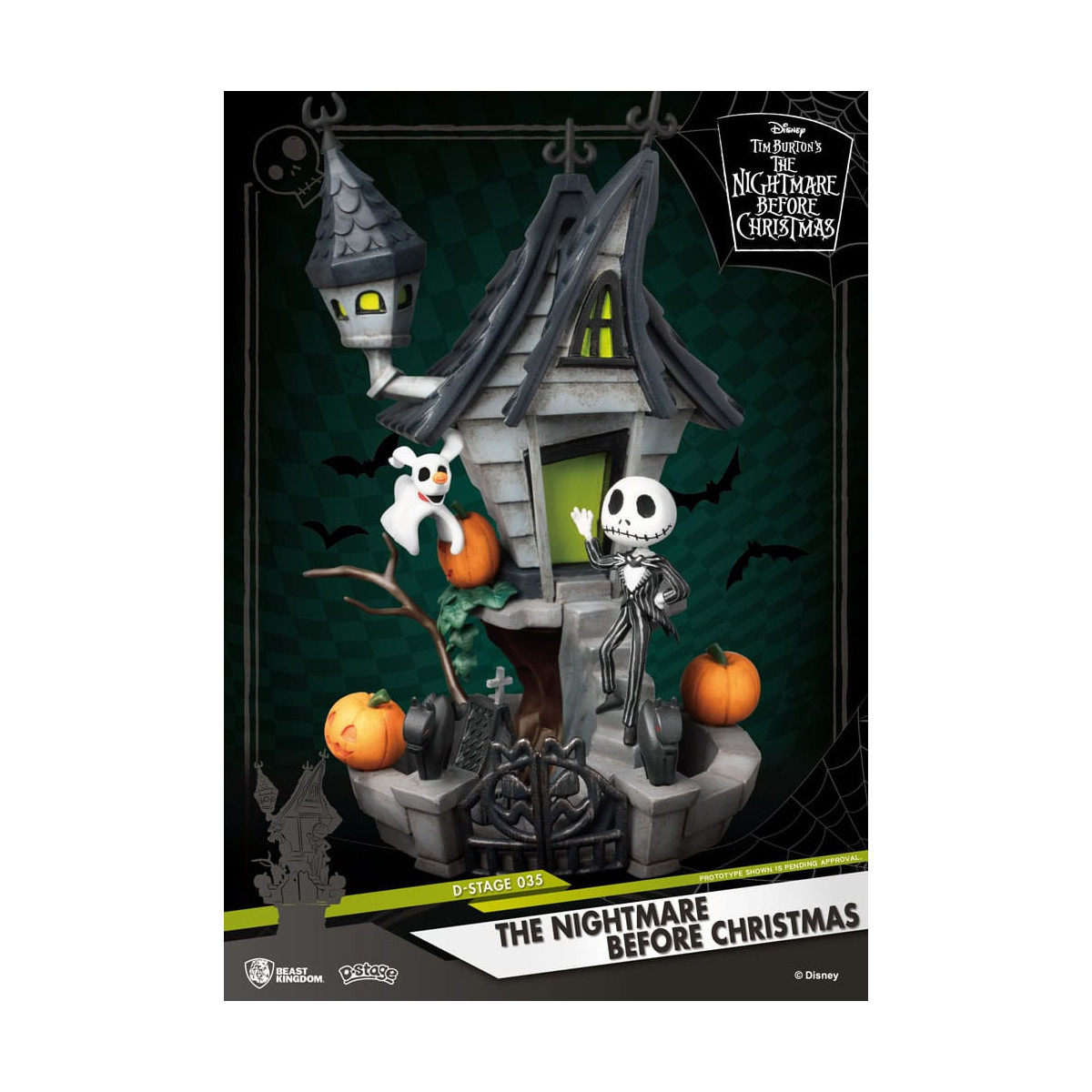 Beast Kingdom Disney - La casa encantada de Jack D-Stage - La curiosa Navidad del Sr. Jack