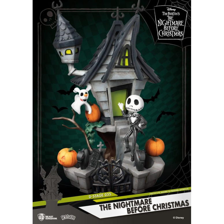 Beast Kingdom Disney - La casa encantada de Jack D-Stage - La curiosa Navidad del Sr. Jack