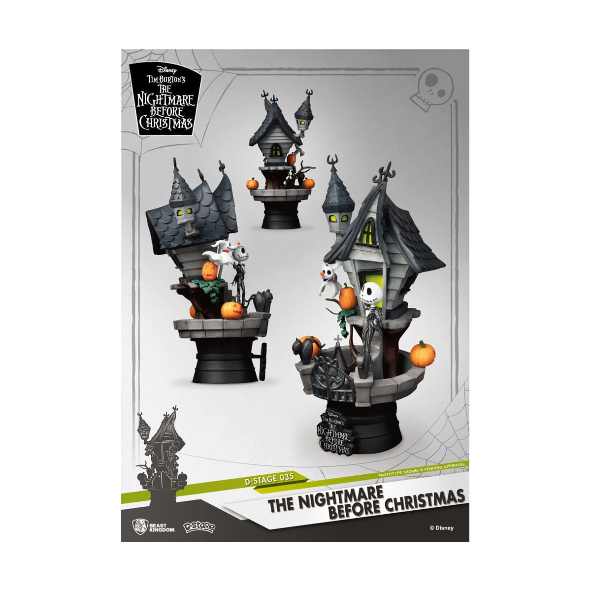 Beast Kingdom Disney - La casa encantada de Jack D-Stage - La curiosa Navidad del Sr. Jack
