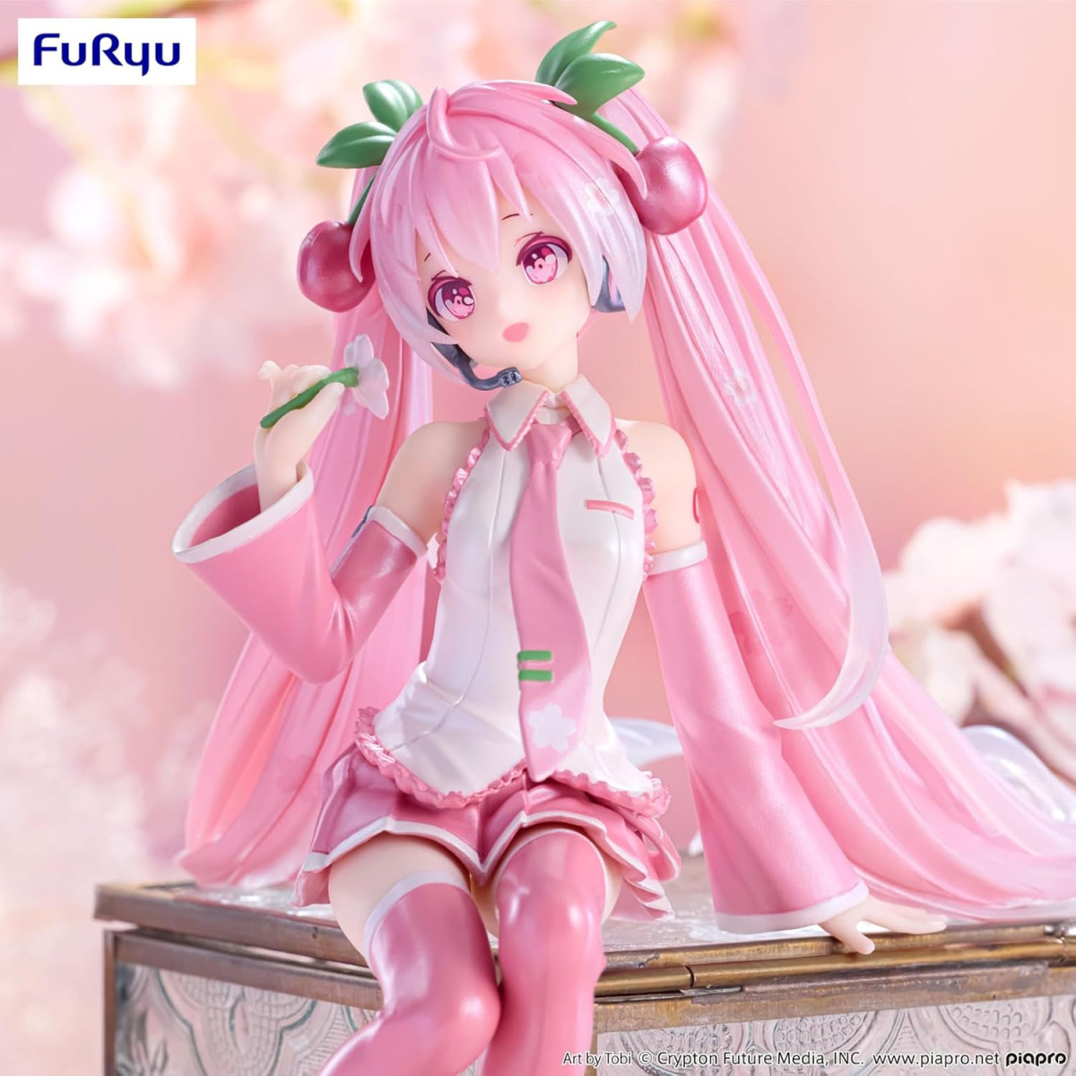 Furyu - SAKURA MIKU 2024 Versión COLOR PERLA - Tapón para fideos