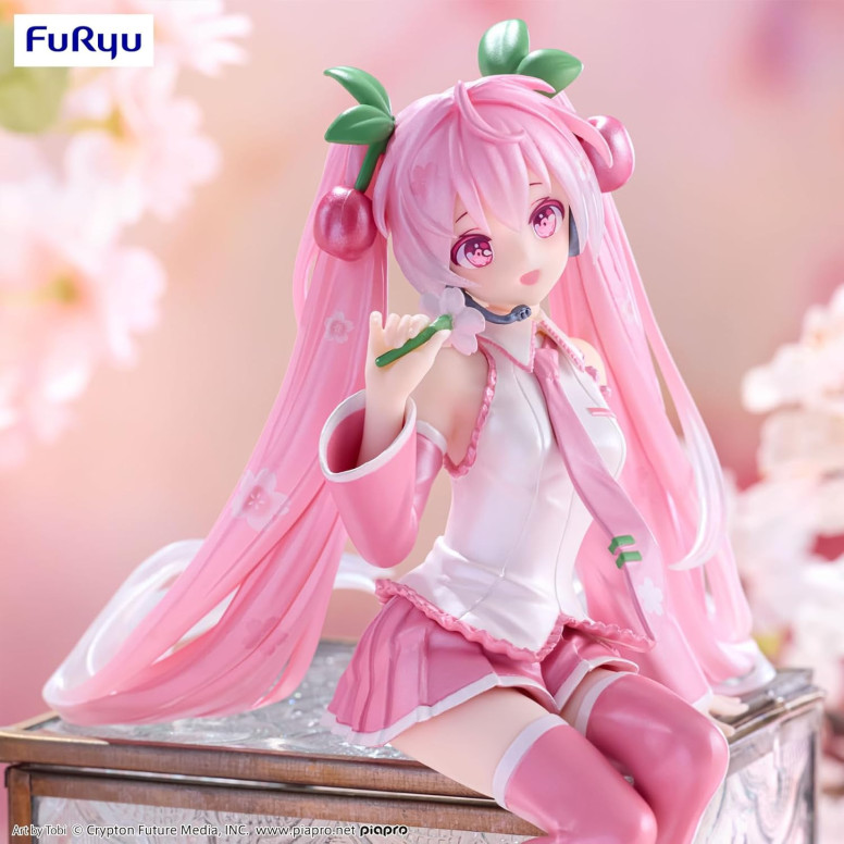 Furyu - SAKURA MIKU 2024 Versión COLOR PERLA - Tapón para fideos