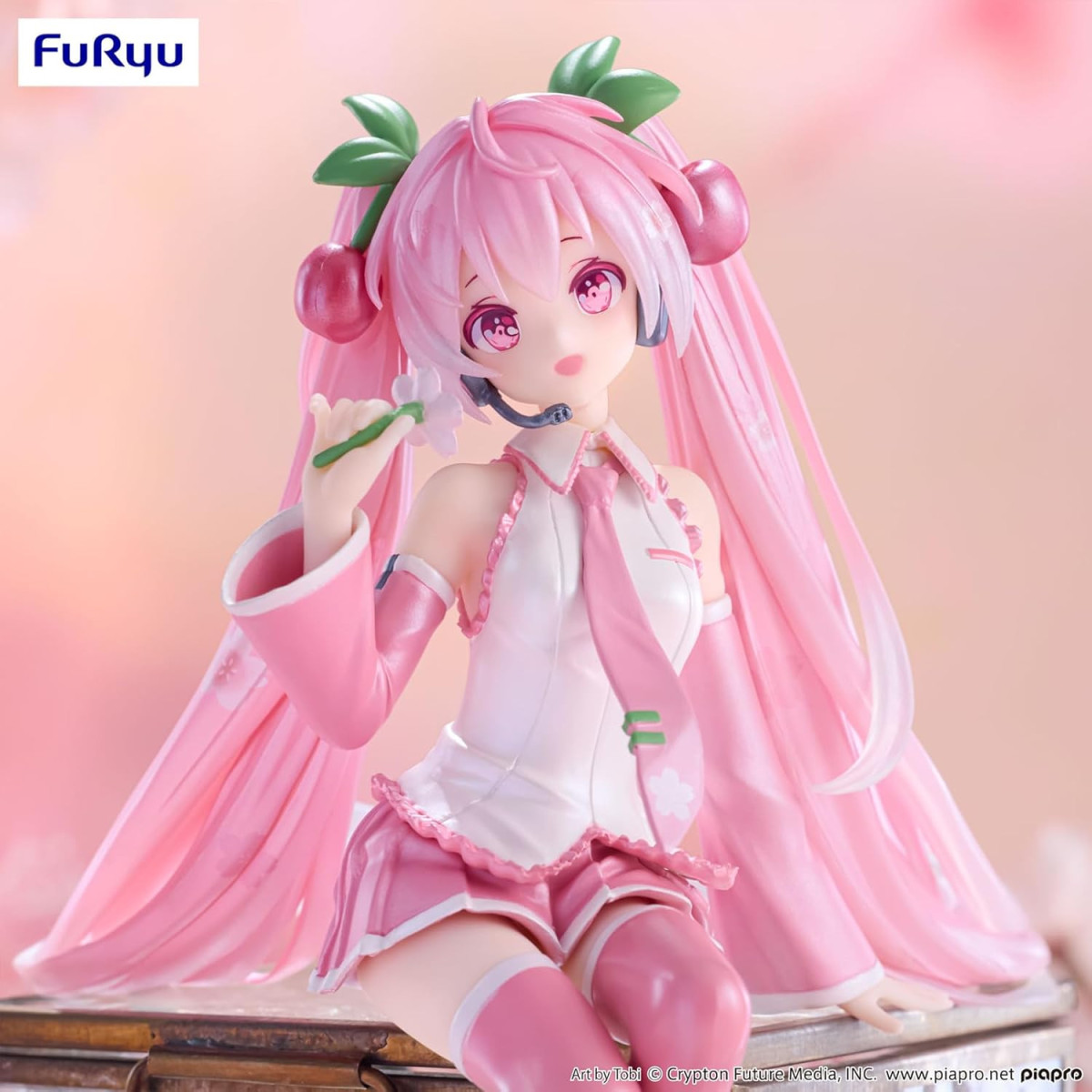Furyu - SAKURA MIKU 2024 Versión COLOR PERLA - Tapón para fideos