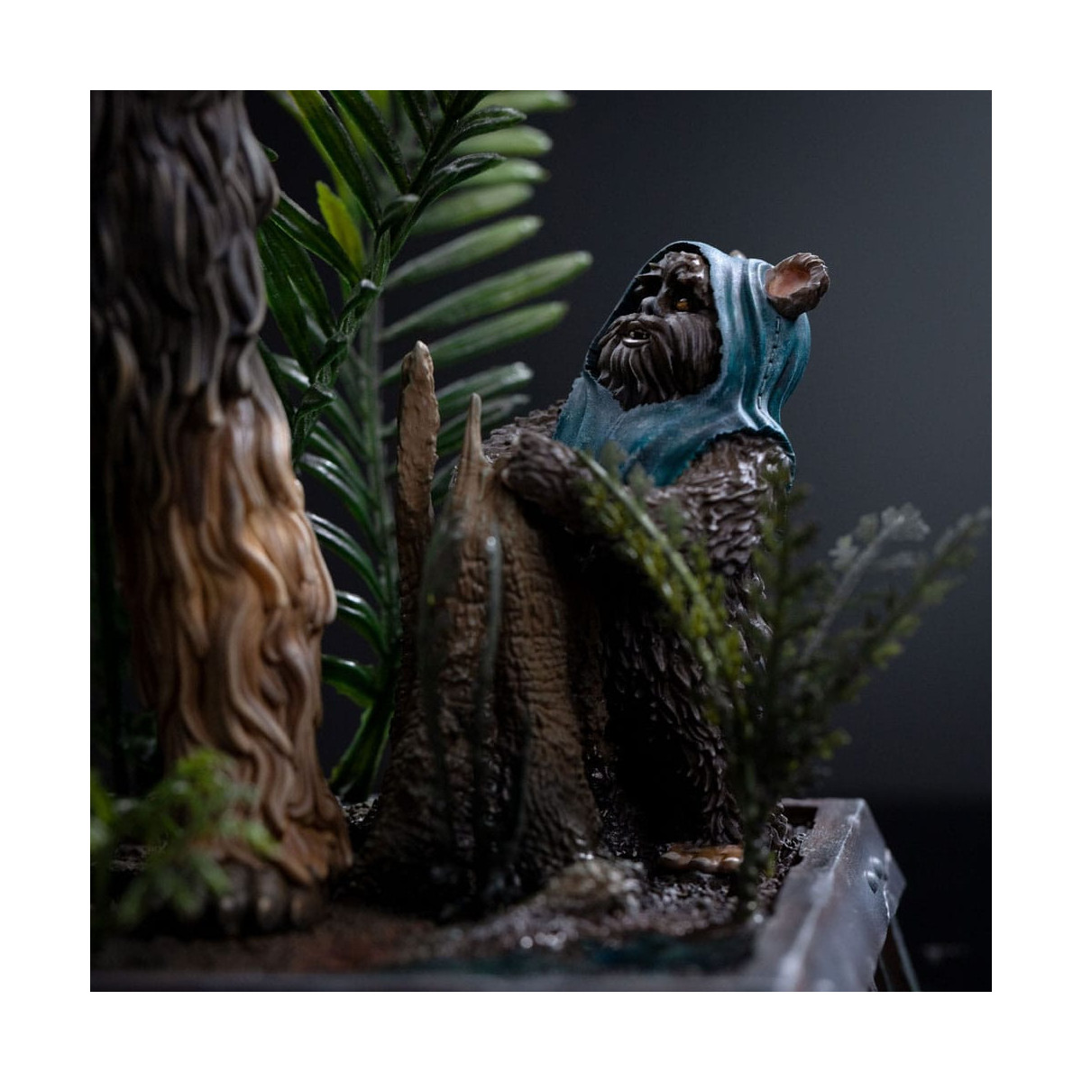 Iron Studios Star Wars - Chewbacca y Tokkat Arte Escala 1/10 - El Retorno del Jedi