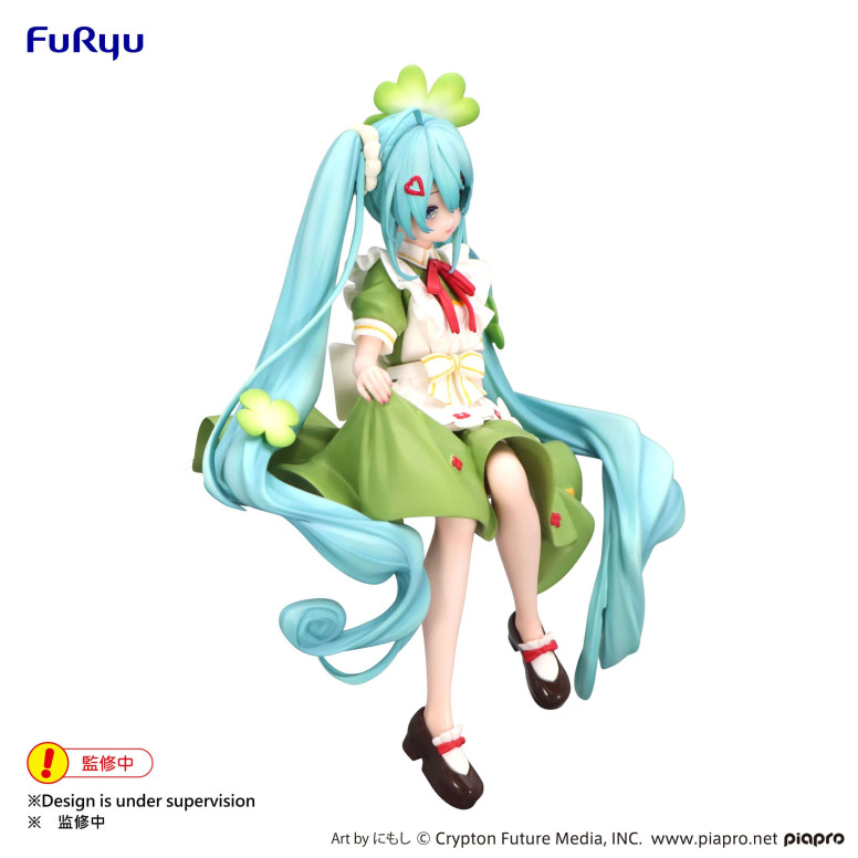 Furyu - HATSUNE MIKU FLOWER FAIRY CLOVER Version - Tapón para fideos